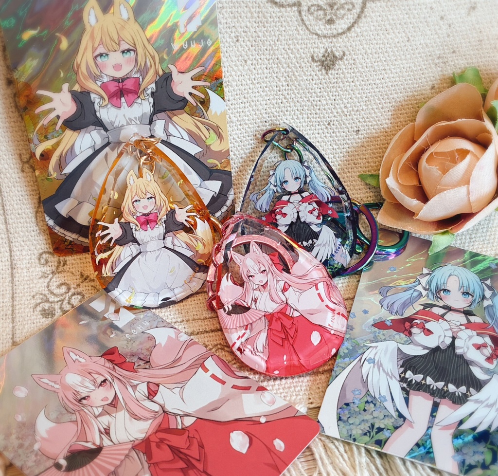宝石アクリルキーホルダー(予約)