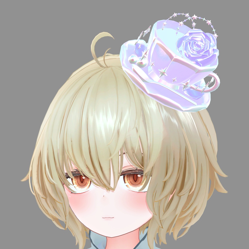 ティーカップと薔薇のミニハット|Tea Cup & Rose Mini Hat|【全8種】