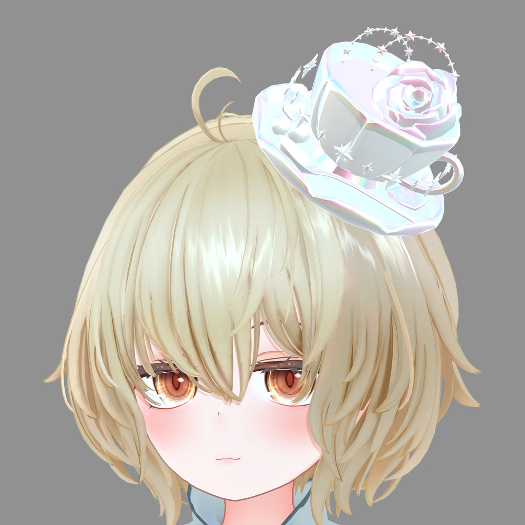 ティーカップと薔薇のミニハット|Tea Cup & Rose Mini Hat|【全8種】