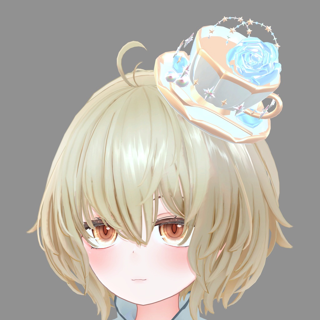 ティーカップと薔薇のミニハット|Tea Cup & Rose Mini Hat|【全8種】