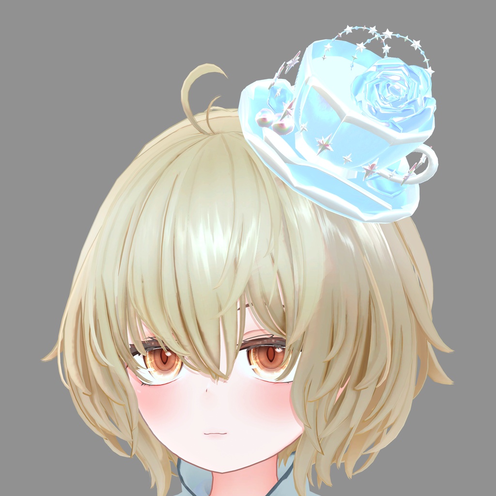 ティーカップと薔薇のミニハット|Tea Cup & Rose Mini Hat|【全8種】