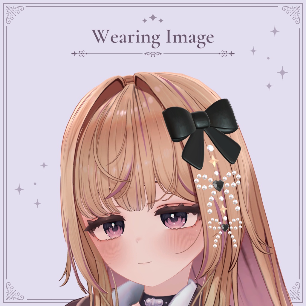 リボンとパールの髪飾り|Ribbon & Pearl Hair Accessory|【全8種】