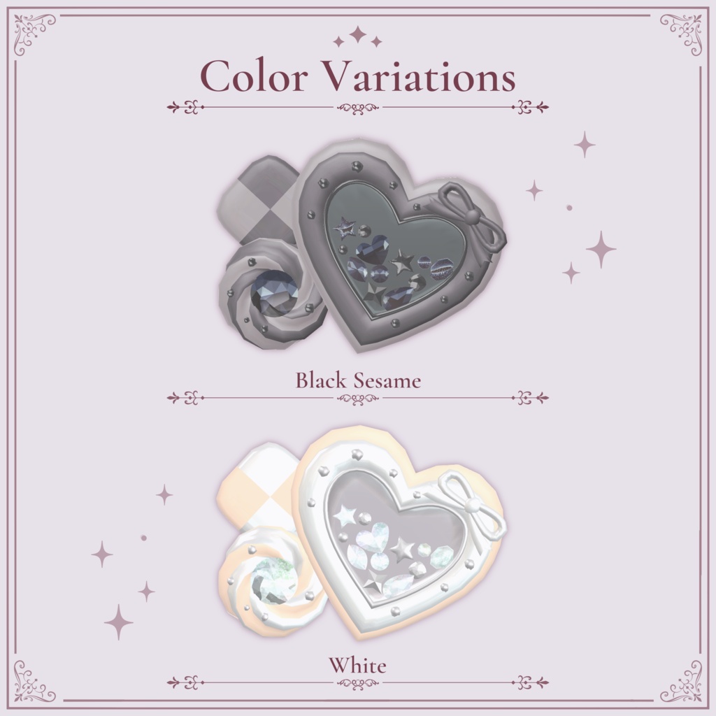 シャカシャカクッキーの髪飾り|Shaker Cookie Hair Accessory|【全10種】