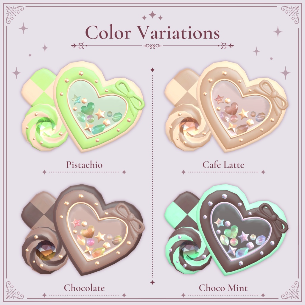 シャカシャカクッキーの髪飾り|Shaker Cookie Hair Accessory|【全10種】
