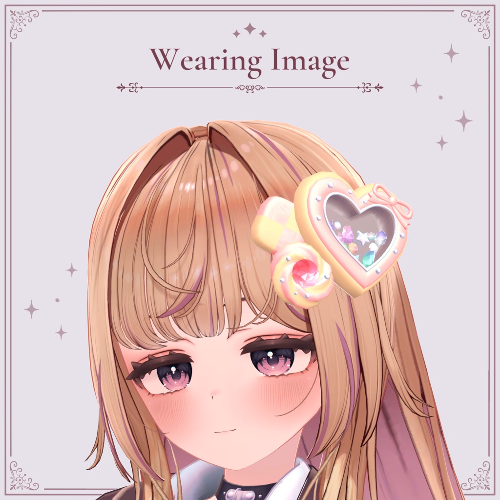 シャカシャカクッキーの髪飾り|Shaker Cookie Hair Accessory|【全10種】