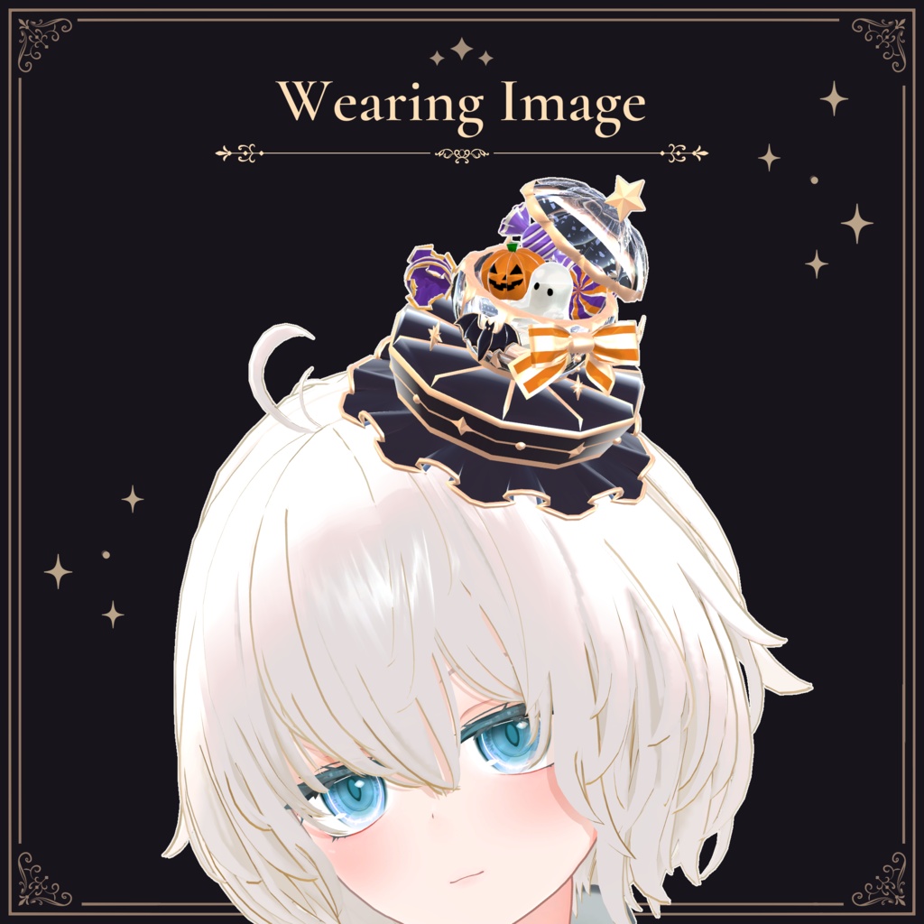 ハロウィンキャンディポットのミニハット|Halloween Candy Pot Mini Hat|【全8種】