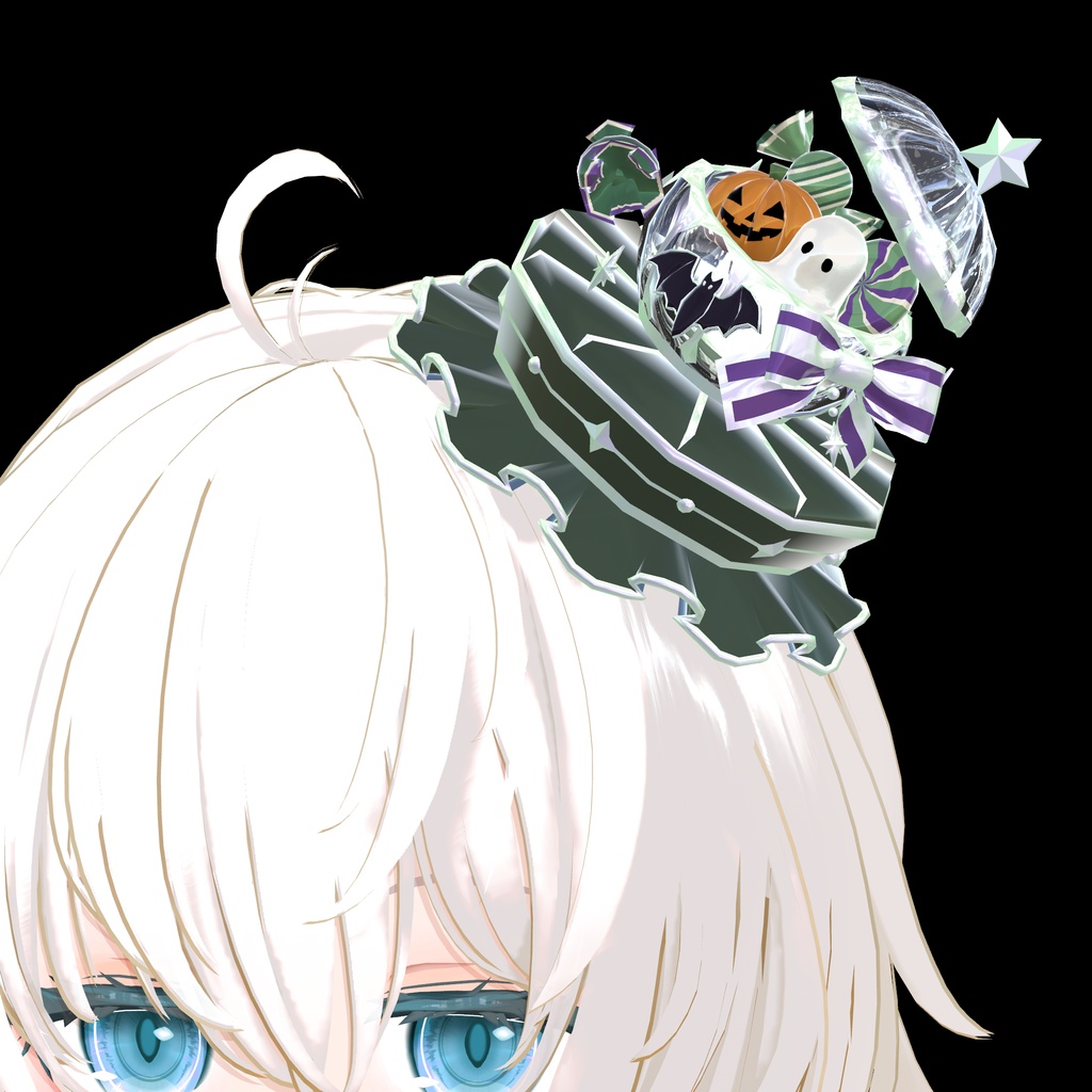 ハロウィンキャンディポットのミニハット|Halloween Candy Pot Mini Hat|【全8種】