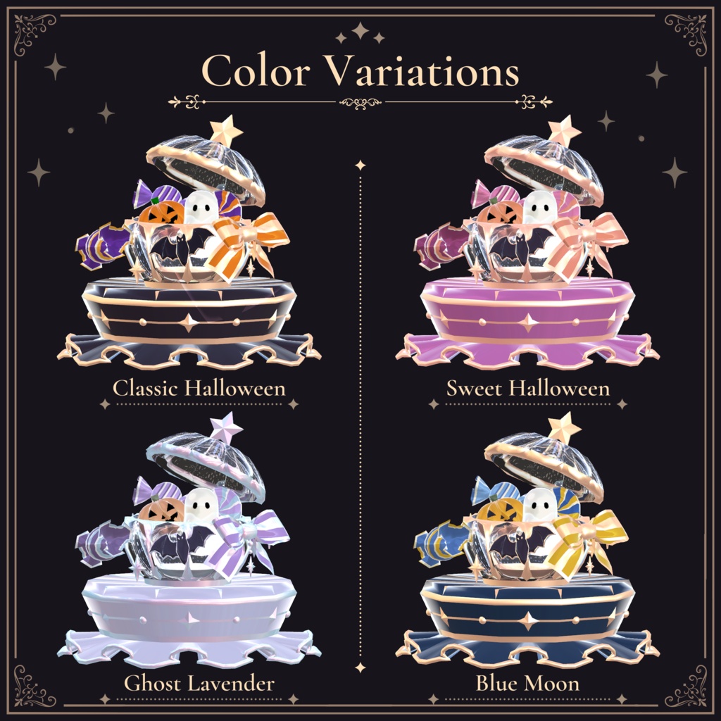 ハロウィンキャンディポットのミニハット|Halloween Candy Pot Mini Hat|【全8種】