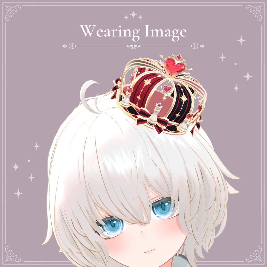 ハートの女王のクラウン|Queen of Hearts Crown|【全12種】
