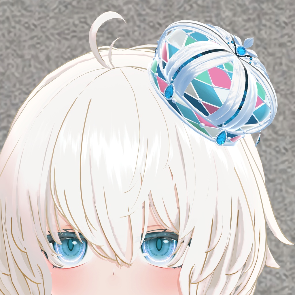 彩りダイヤ模様のクラウン|Colorful Diamond Pattern Crown|【全13種】