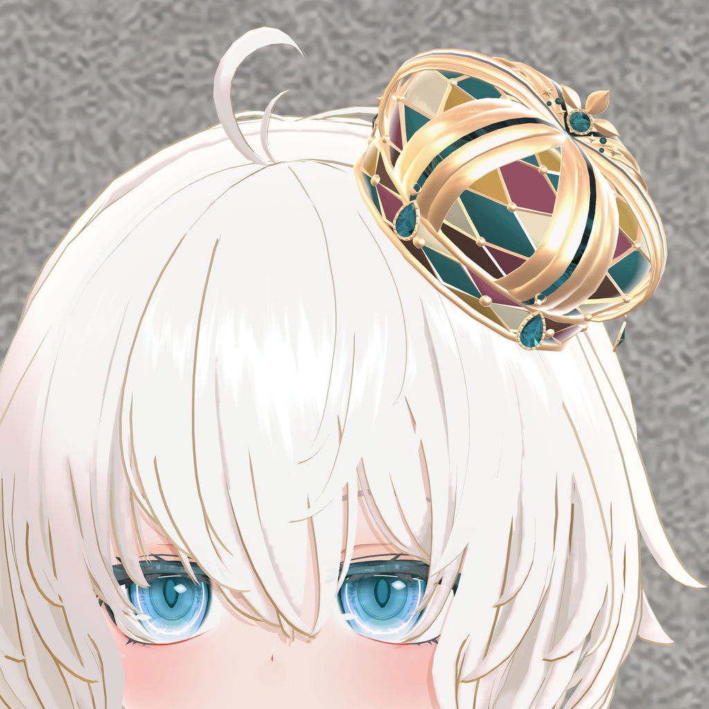 彩りダイヤ模様のクラウン|Colorful Diamond Pattern Crown|【全13種】
