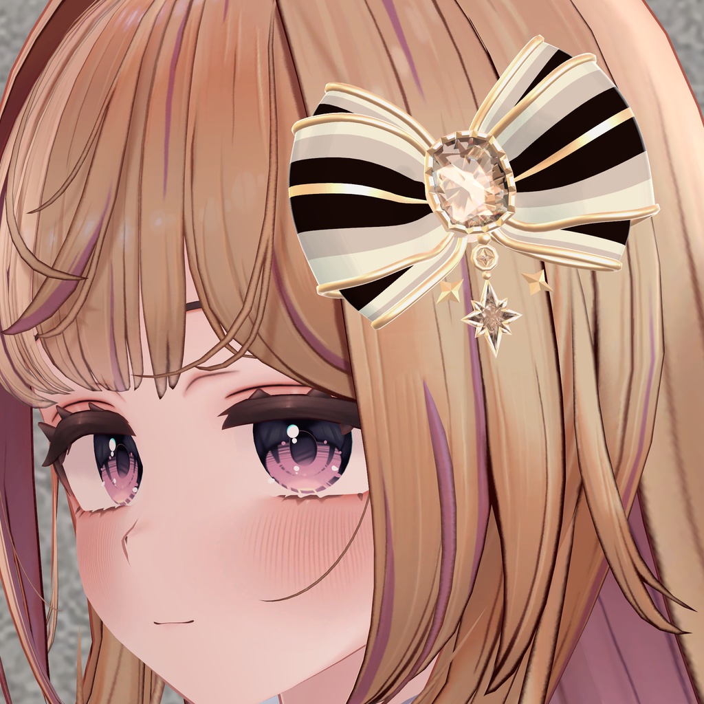 三色リボンの髪飾り|Tricolor Ribbon Hair Accessory|【全14種】