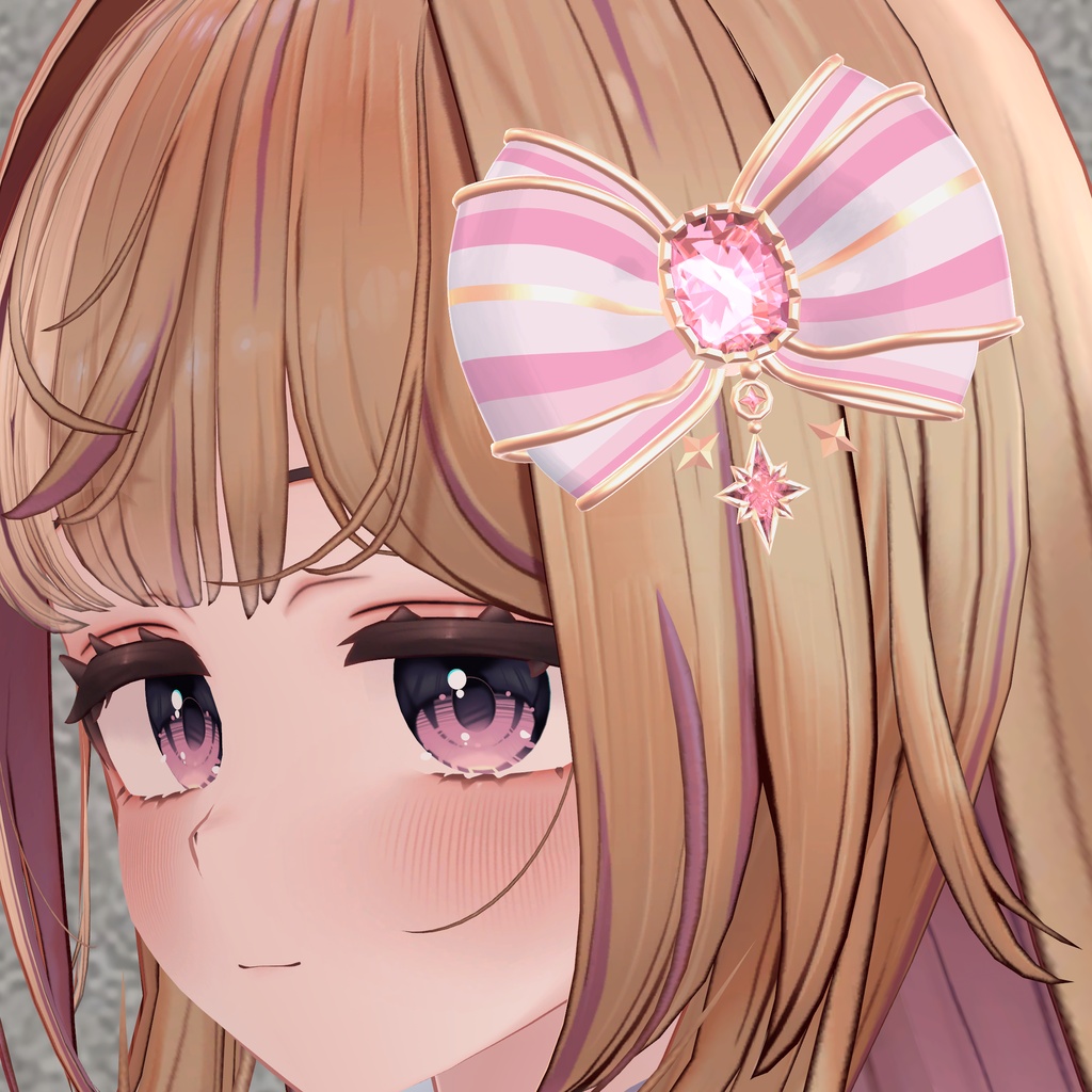 三色リボンの髪飾り|Tricolor Ribbon Hair Accessory|【全14種】
