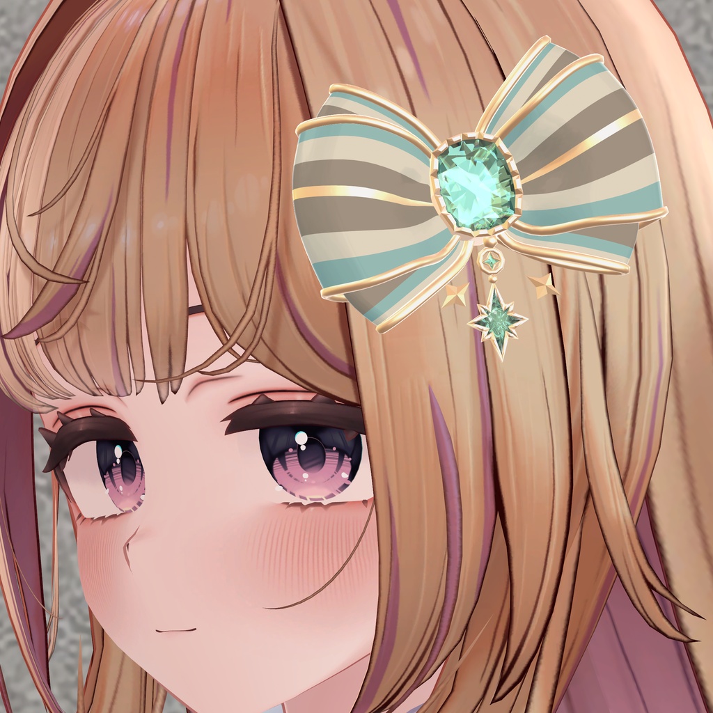 三色リボンの髪飾り|Tricolor Ribbon Hair Accessory|【全14種】