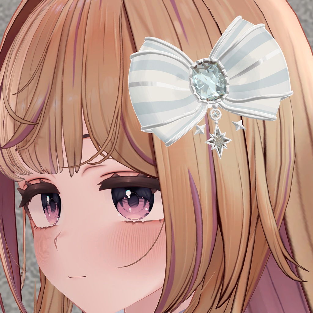 三色リボンの髪飾り|Tricolor Ribbon Hair Accessory|【全14種】