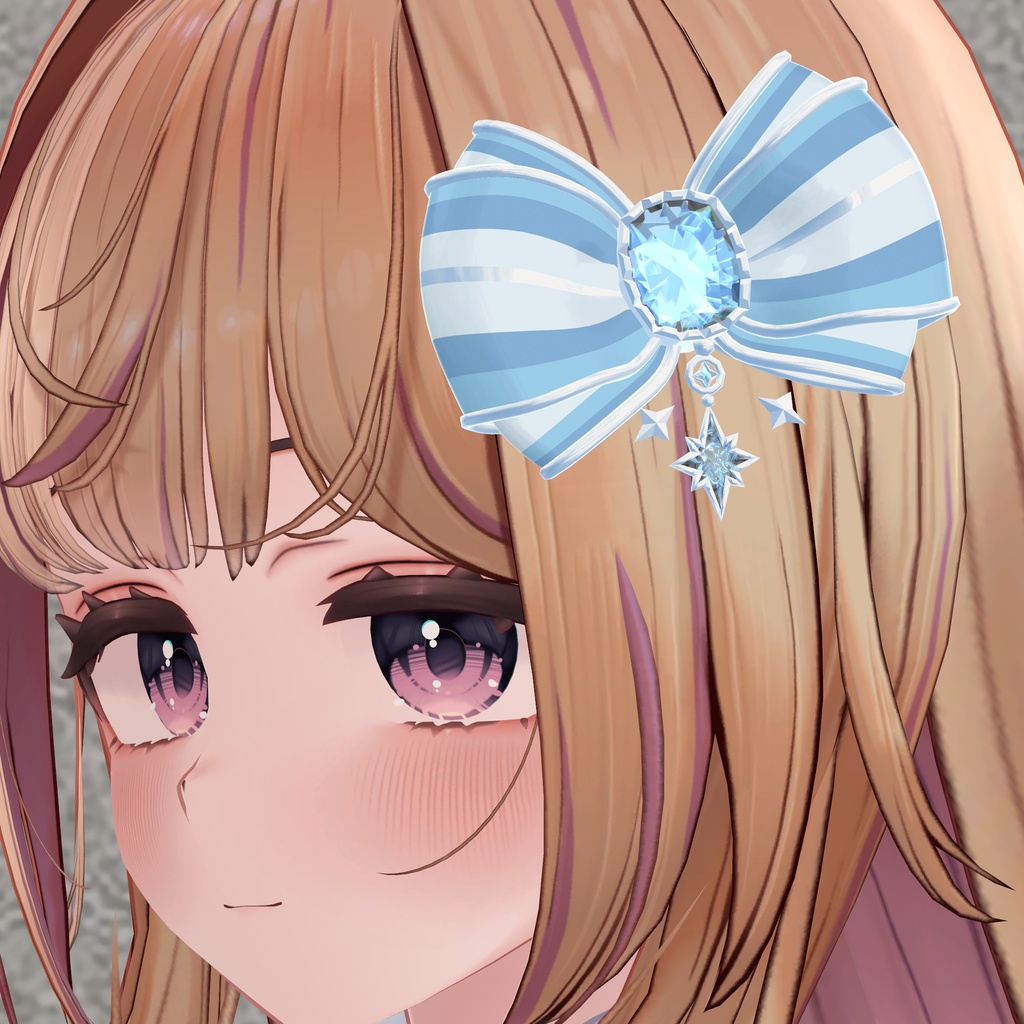 三色リボンの髪飾り|Tricolor Ribbon Hair Accessory|【全14種】