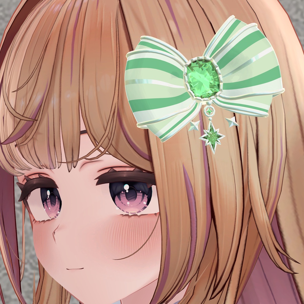 三色リボンの髪飾り|Tricolor Ribbon Hair Accessory|【全14種】