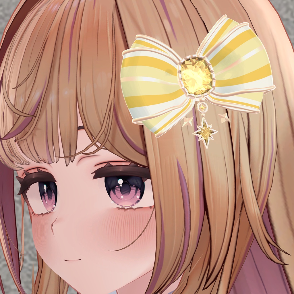 三色リボンの髪飾り|Tricolor Ribbon Hair Accessory|【全14種】