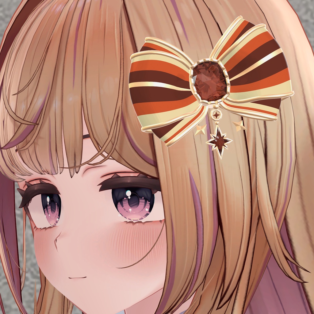 三色リボンの髪飾り|Tricolor Ribbon Hair Accessory|【全14種】
