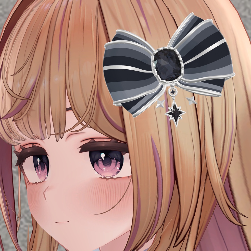 三色リボンの髪飾り|Tricolor Ribbon Hair Accessory|【全14種】
