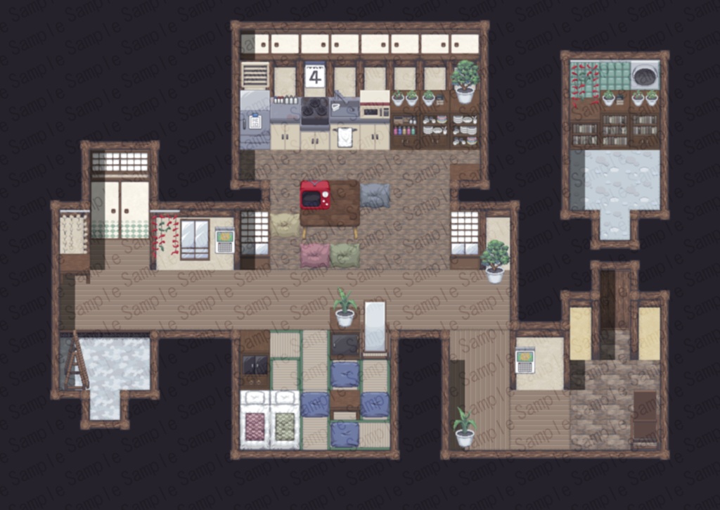 昭和レトロ_民家セット MV・MZ