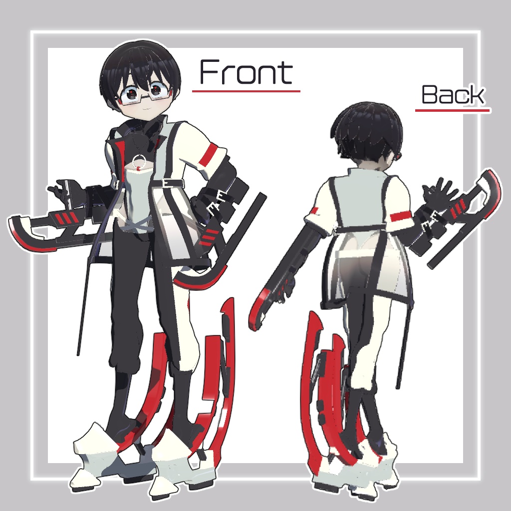 レシーグ [オリジナル3Dモデル] - bariumfactory - 2/6