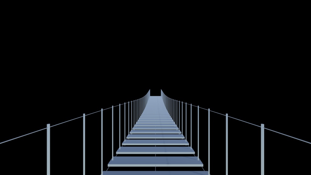 【3Dモデル】吊り橋