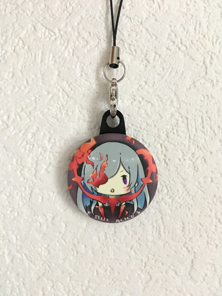 シノアリス 缶バッチキーホルダー スノウ