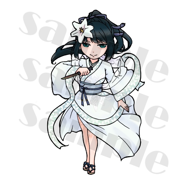 中華鯖アクリルキーホルダー