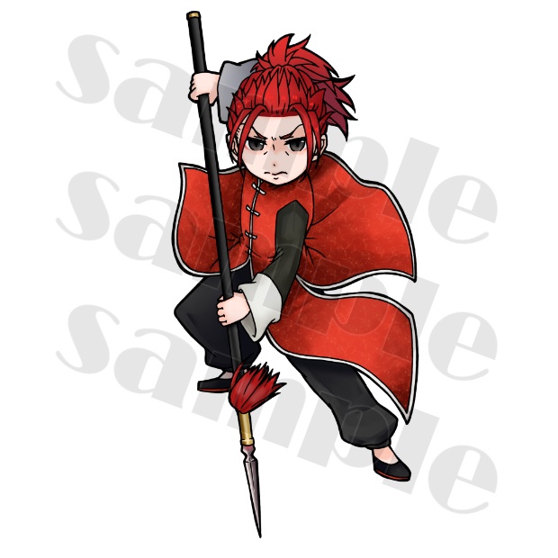 中華鯖アクリルキーホルダー