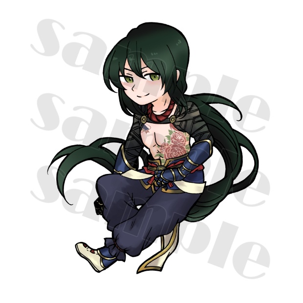 中華鯖アクリルキーホルダー