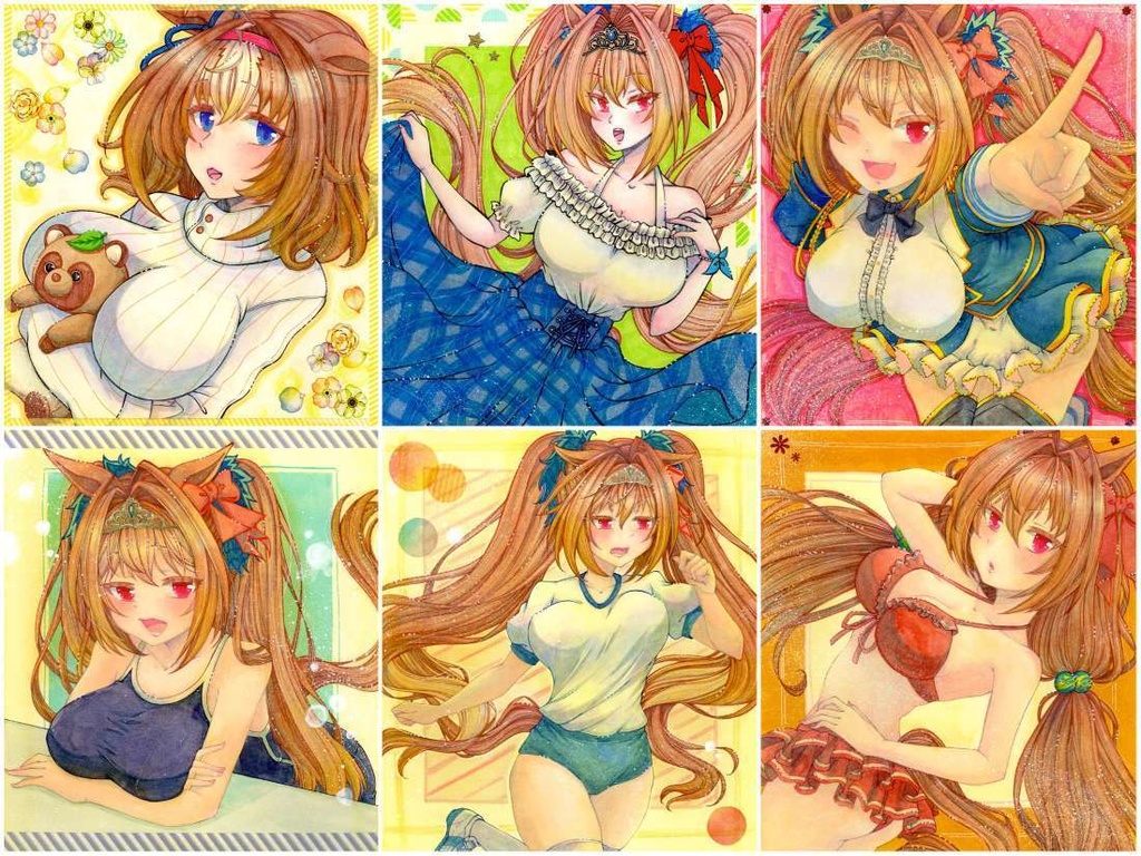 【リクエスト】オーダー色紙【大色紙】