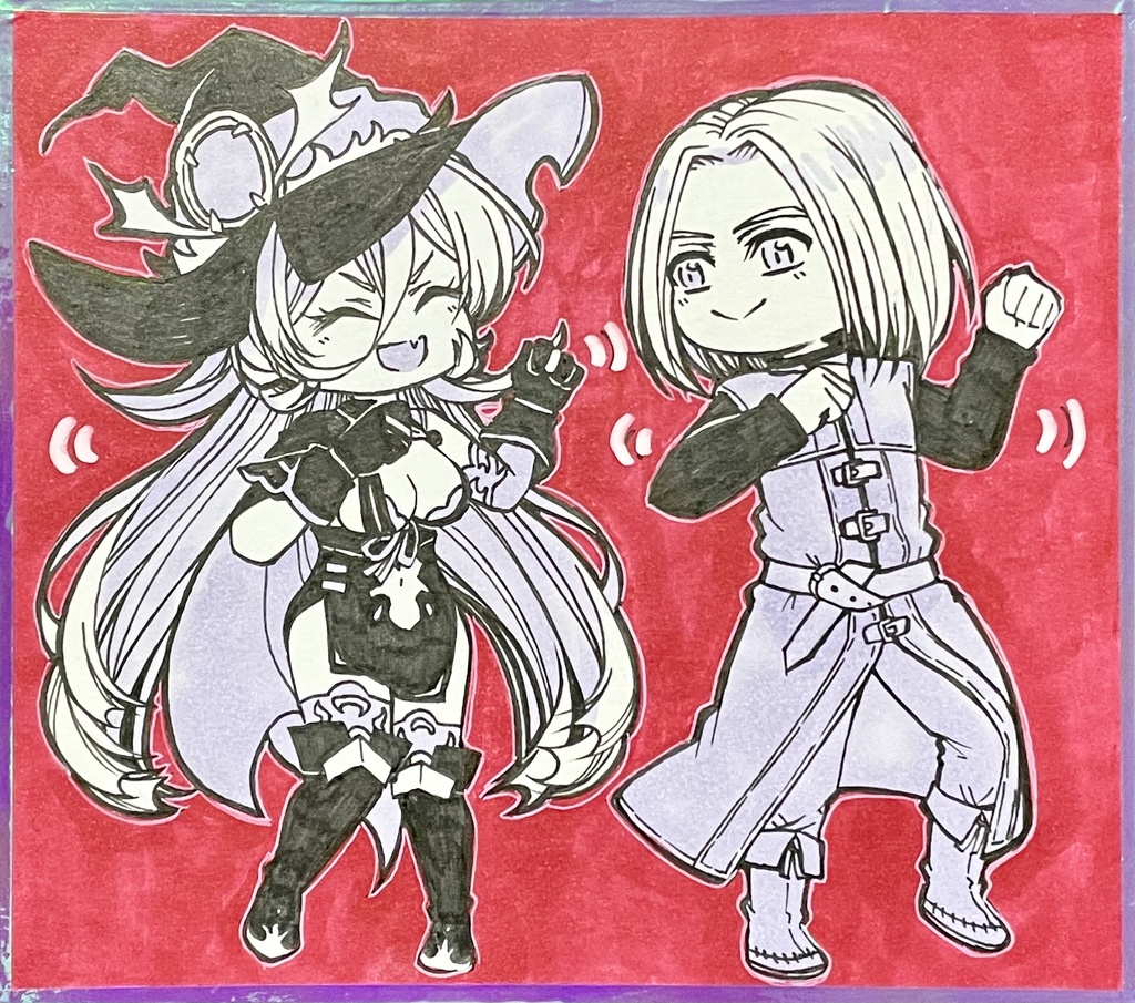 【にじさんじ】ニュイ・ソシエール&イレブン【小色紙】