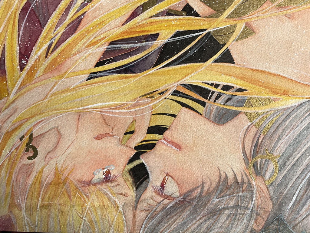 【FGO】イシュタル&エレシュキガル【A3サイズ原画】