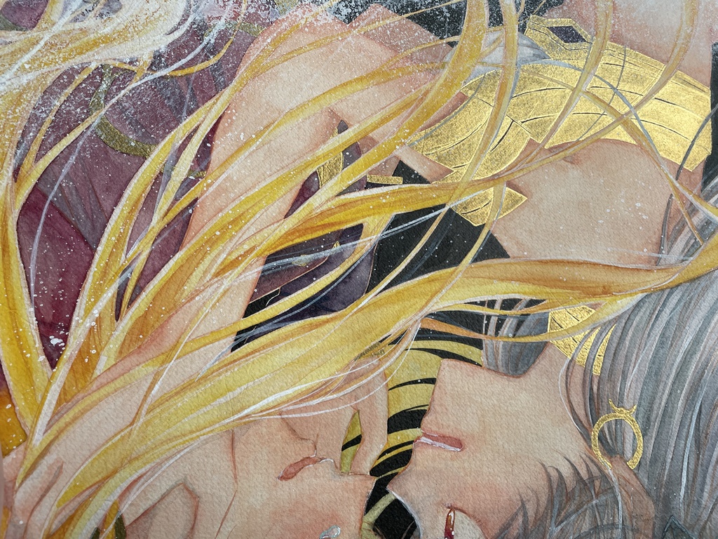 【FGO】イシュタル&エレシュキガル【A3サイズ原画】