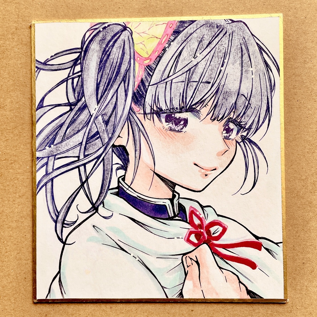【鬼滅の刃】栗花落カナヲ【小色紙】