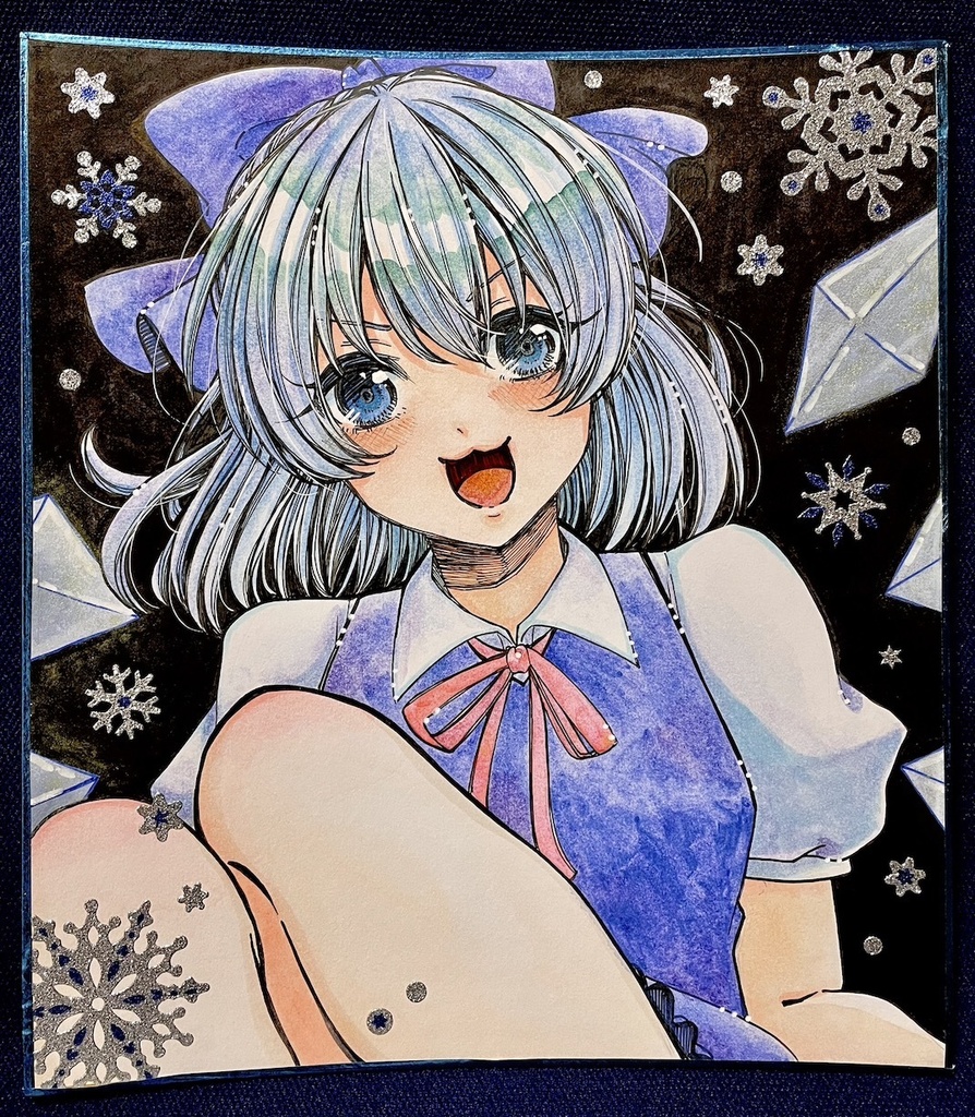 【東方Project】チルノ【大色紙】