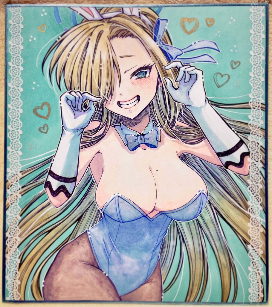 【ブルアカ】一之瀬アスナ(バニーガール)【大色紙】