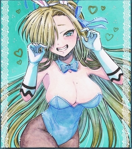 【ブルアカ】一之瀬アスナ(バニーガール)【大色紙】