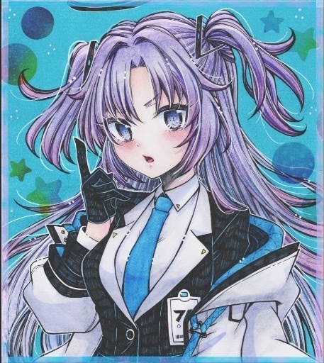 【ブルアカ】早瀬ユウカ【大色紙】