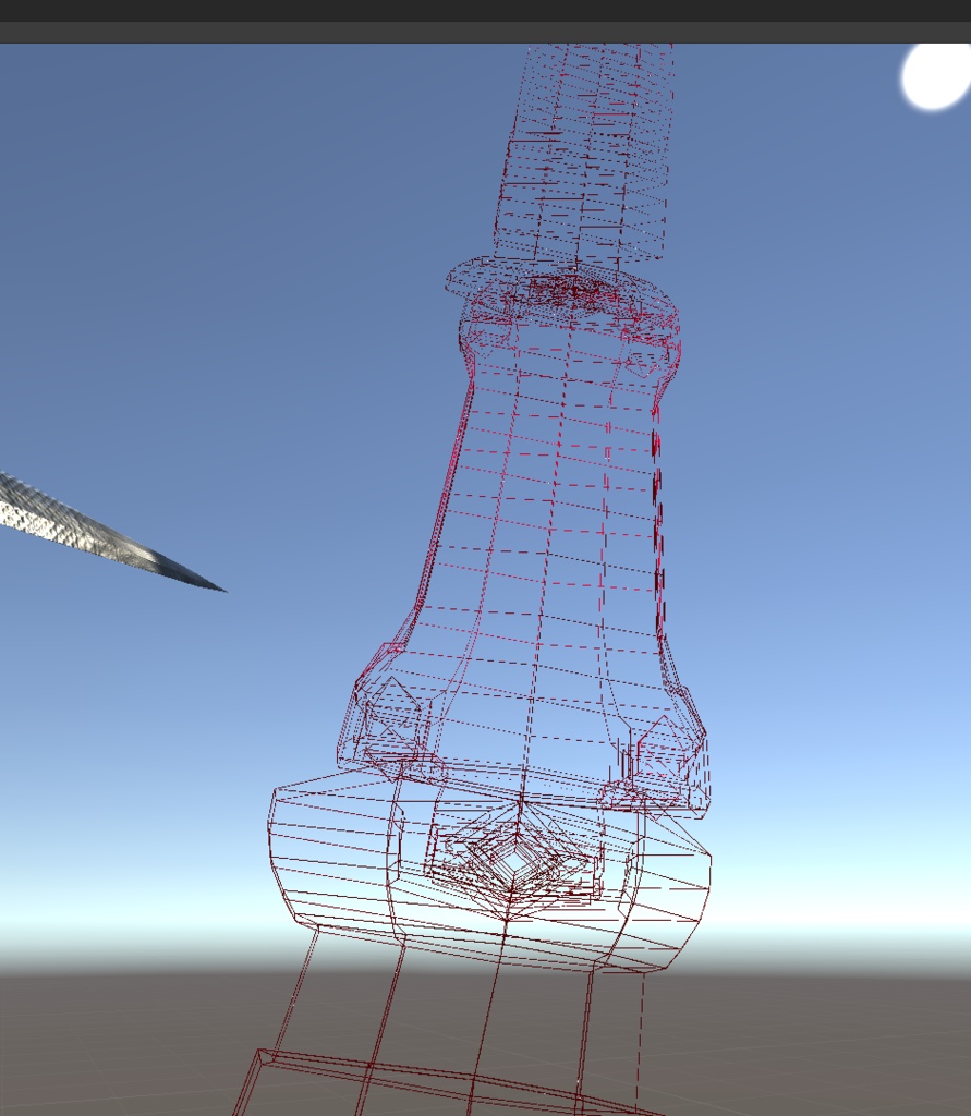 Dual Blades Giant Big Sword 3d model