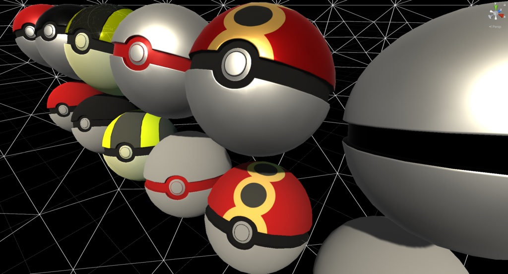 無料 | Poké Balls | モンスターボール | VRChat | Pokemon