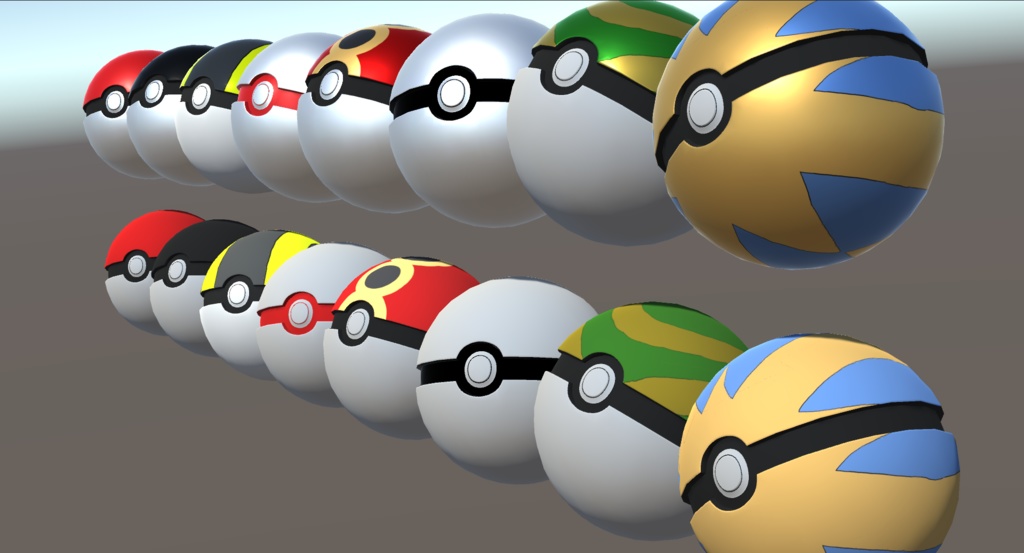 無料 | Poké Balls | モンスターボール | VRChat | Pokemon