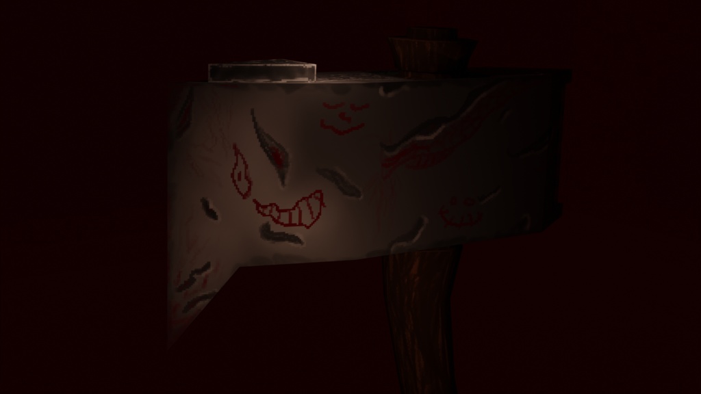 無料 | Low Poly Pixel Murderous Lore-Axe