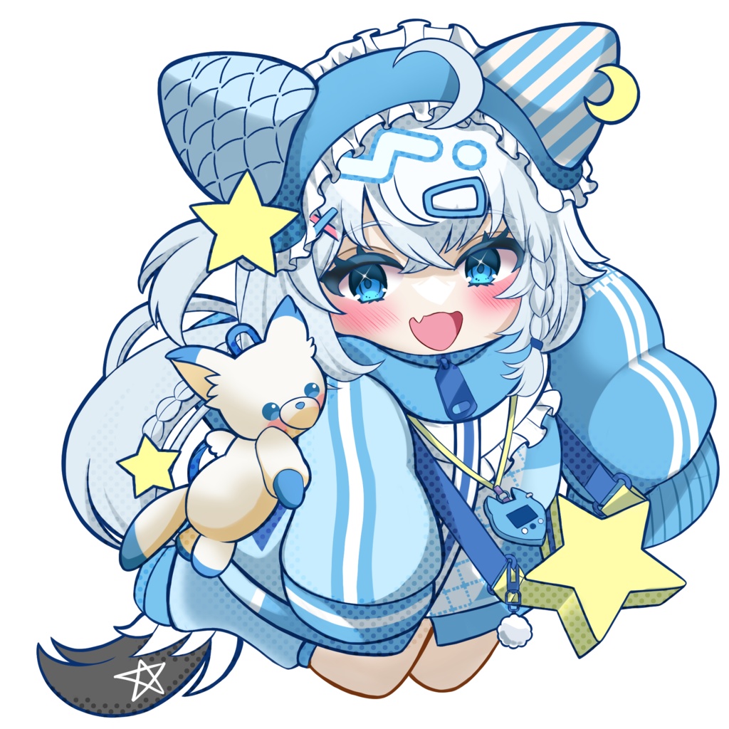 ピパポピピプ 白上フブキ　アクリルキーホルダー