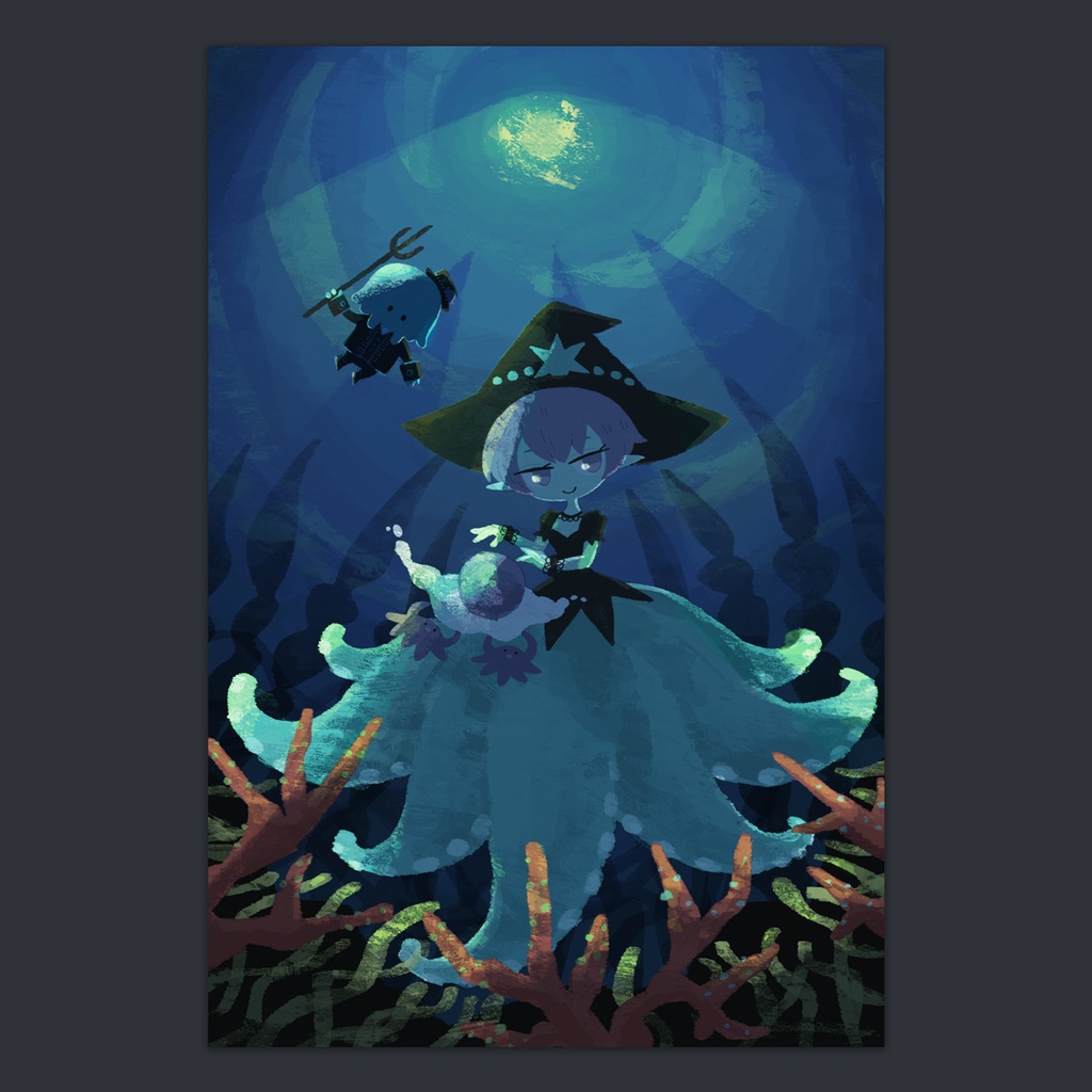 うみのまものステッカーセット