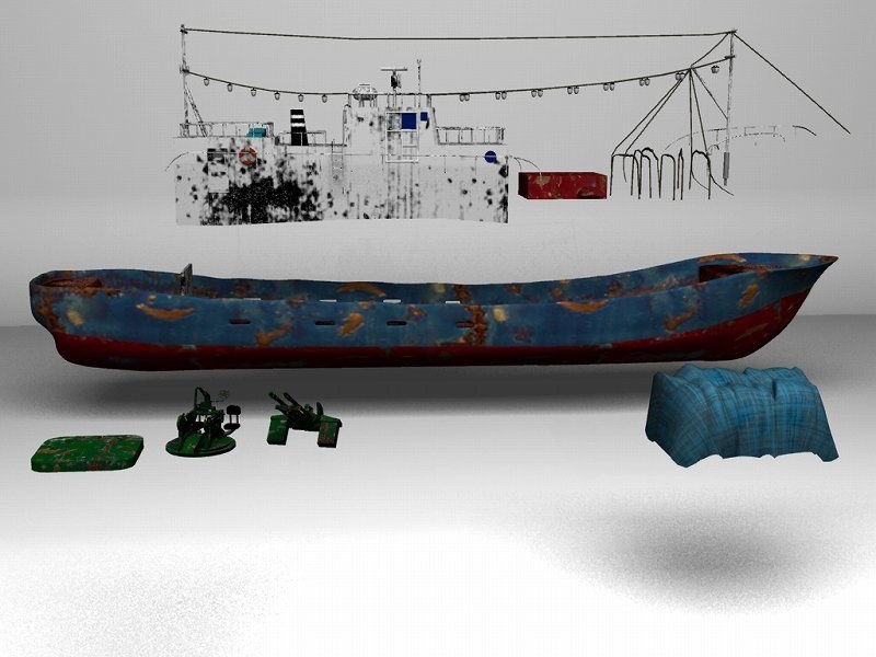 乗り物3 不審船