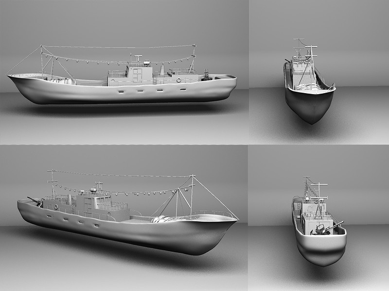 乗り物3 不審船