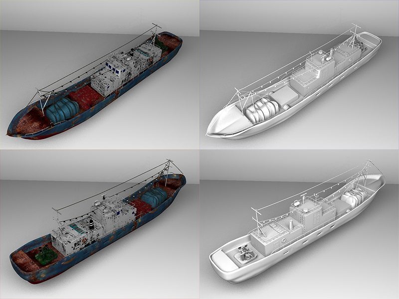 乗り物3 不審船