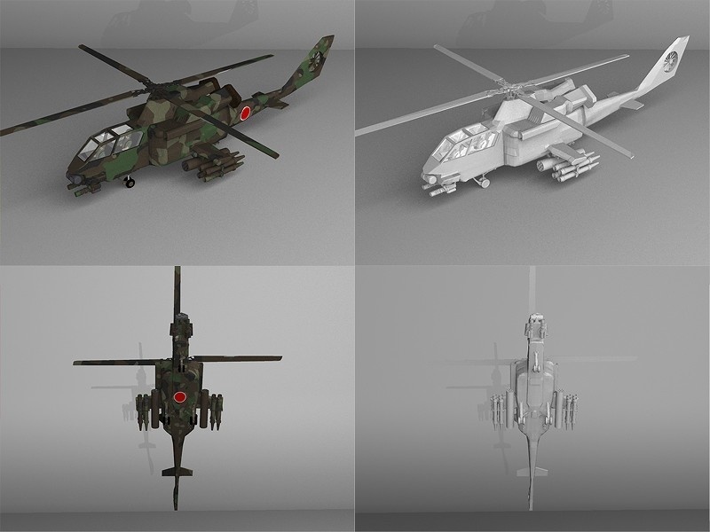 迷彩柄のヘリ 5